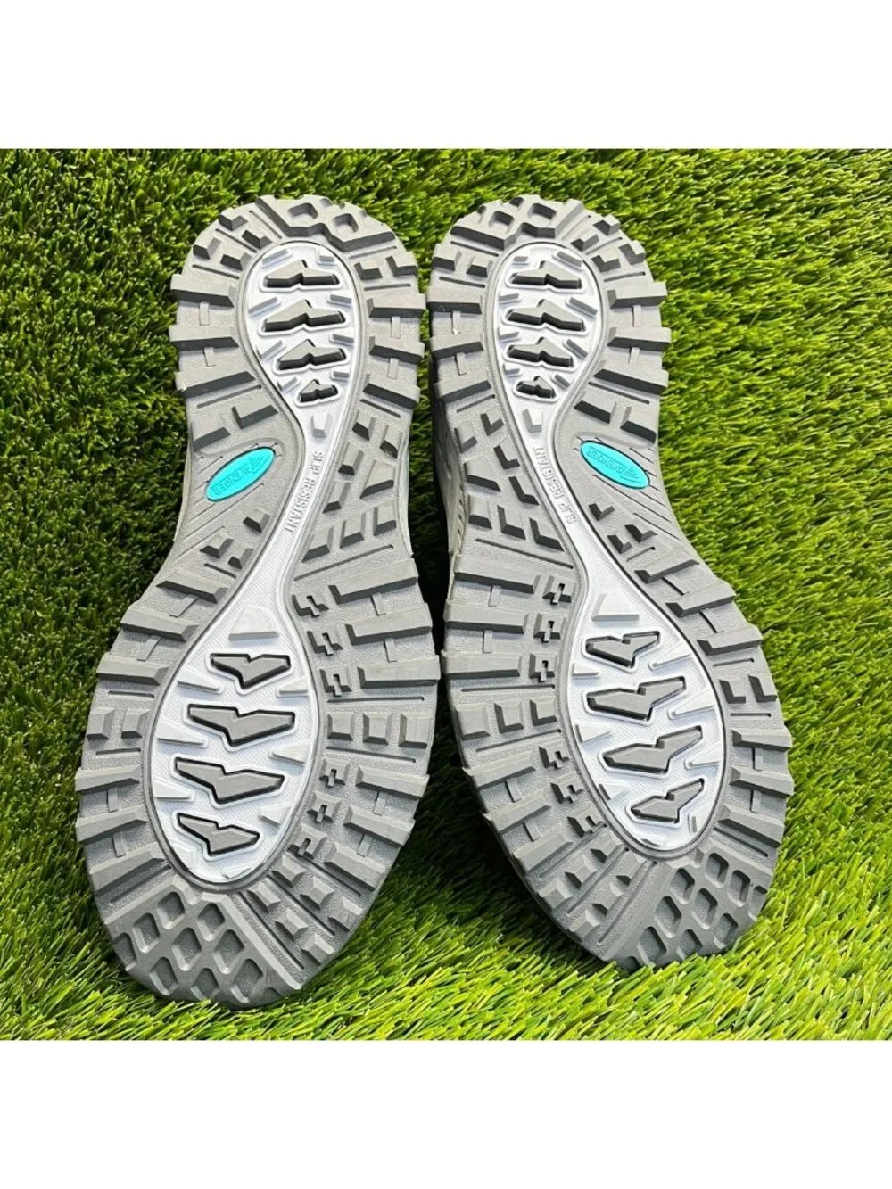 Avenger Aero Trail Womens Size 7.5D Gray Blue Composite Toe Safety Work Shoes